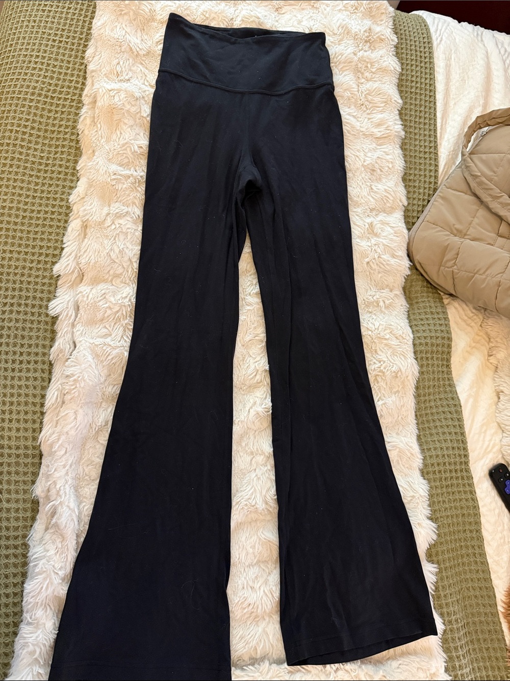 lululemon athletica Black High-Waist Flare Leggings